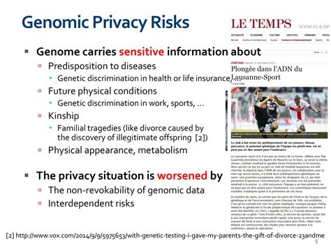 privacy issues may impact genetic testing for drug metabolism|importance of genomic data privacy.